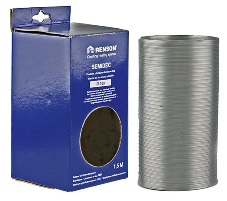 Renson 1006196 – flexibles Aluminium, Durchmesser 100–1500 mm | 2 Stk