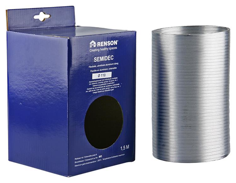 Renson 1006198 – flexibles Aluminium, Durchmesser 110–1500 mm | 2 Stk
