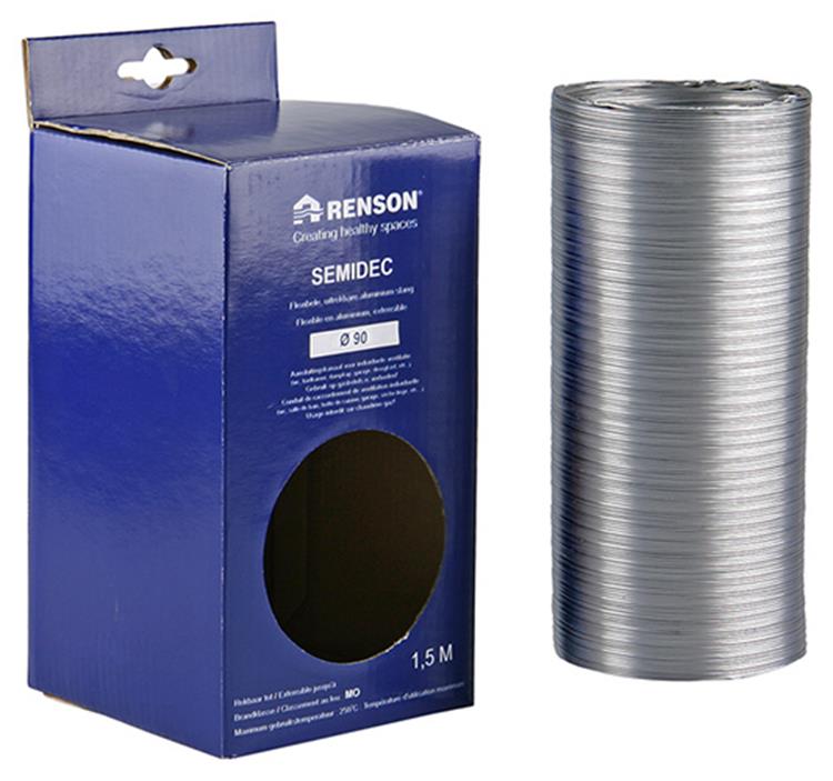Renson 1006210 – flexibles Aluminium, Durchmesser 90–1500 mm | 2 Stk