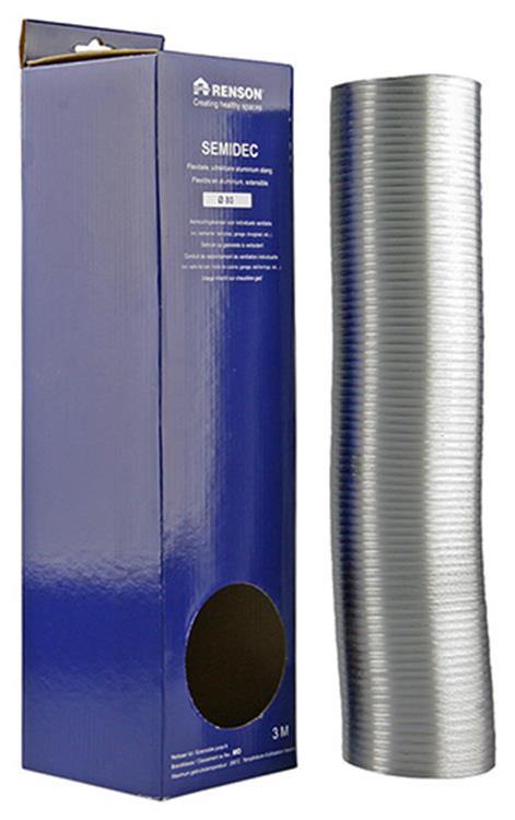 Renson 1006209 – Aluminium flexibel Ø 80 3000 mm | 2 Stk