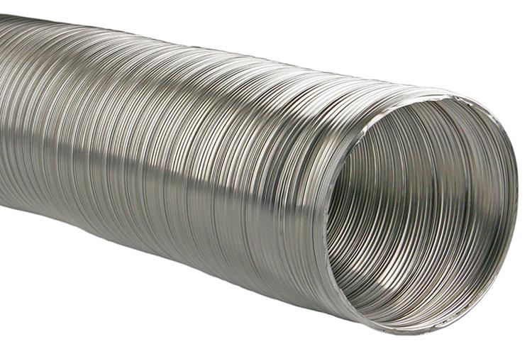 Renson 1006201 – flexibler Aluminium-Durchmesser 125 3000 mm | 2 Stk