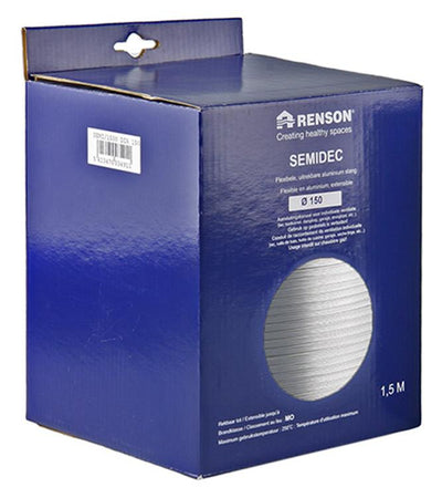 Renson 1006204 – Aluminium flexibel Ø 150 1500 mm | 2 Stk