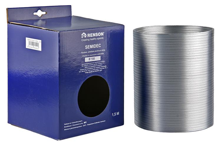 Renson 1006204 – Aluminium flexibel Ø 150 1500 mm | 2 Stk