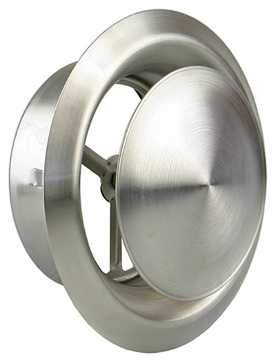 Renson 1006331 – Absaugventil eingebaut 636 Edelstahl ø 150 | 2 Stk
