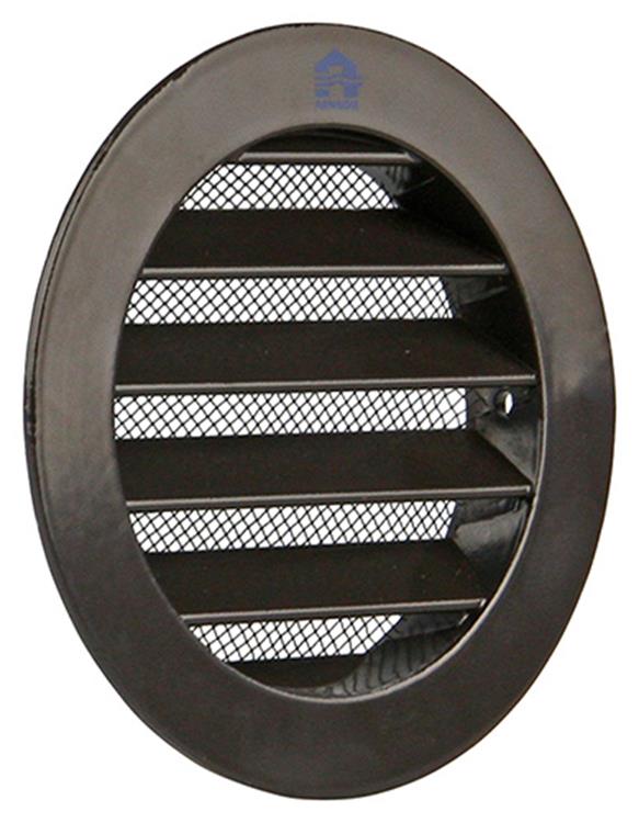Renson 1006260 – rundes Einbaugitter 434 R Alural 8019 ø 100 | 10 Stück