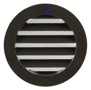 Renson 1006260 – rundes Einbaugitter 434 R Alural 8019 ø 100 | 10 Stück - afbeelding 2
