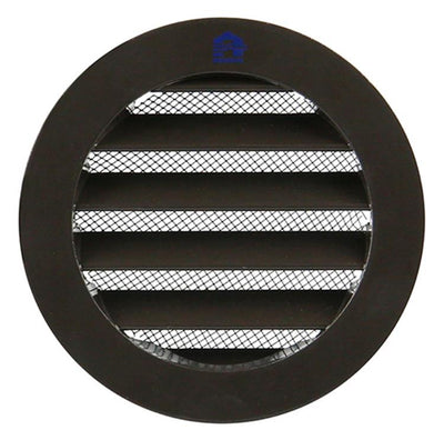 Renson 1006260 – rundes Einbaugitter 434 R Alural 8019 ø 100 | 10 Stück