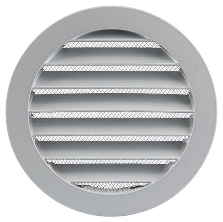 Renson 1006261 – runder Grill Einbau 434 R Alural 9006 ø 125 | 10 Stück