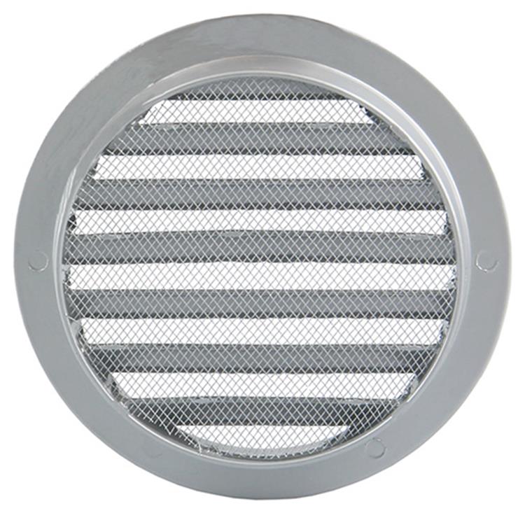 Renson 1006261 – runder Grill Einbau 434 R Alural 9006 ø 125 | 10 Stück