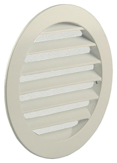 Renson 1006265 – runder Grill Einbau 434 R Alural 9010 ø 150 | 10 Stück