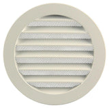 Renson 1006265 – runder Grill Einbau 434 R Alural 9010 ø 150 | 10 Stück - afbeelding 2