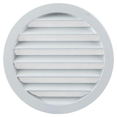 Renson 1006268 – rundes Einbaugitter 434 R Alural 9010 ø 160 | 10 Stück