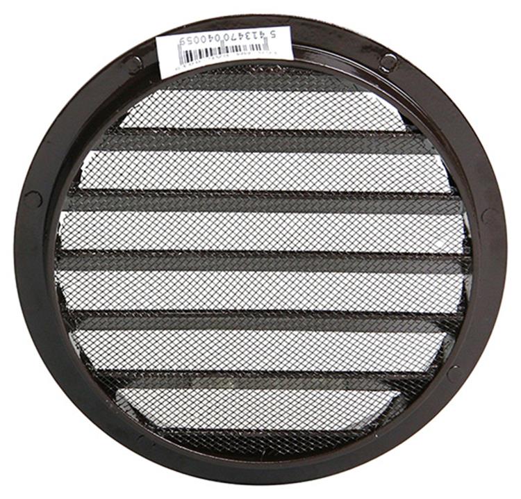 Renson 1006269 – runder Grill Einbau 434 R Alural 8019 ø 160 | 10 Stück