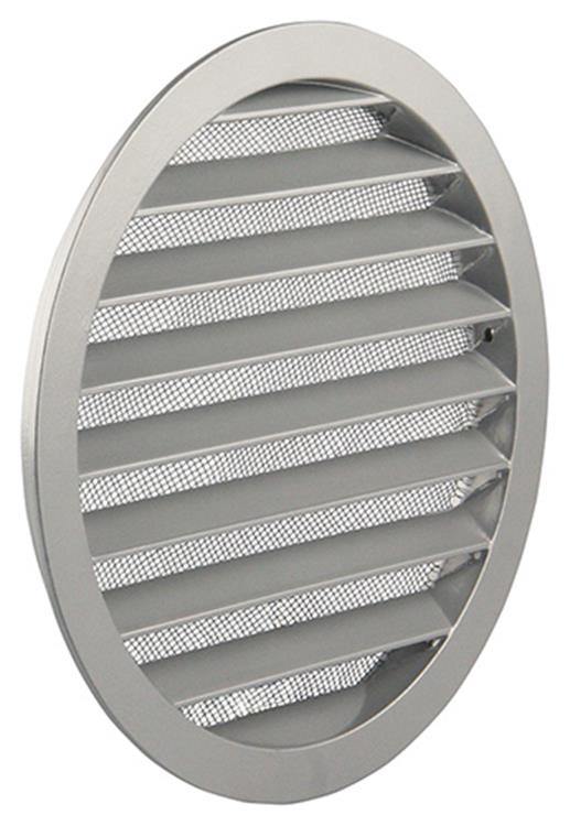 Renson 1006270 – runder Grill Einbau 434 R Alural 9006 ø 200 | 5 Stück