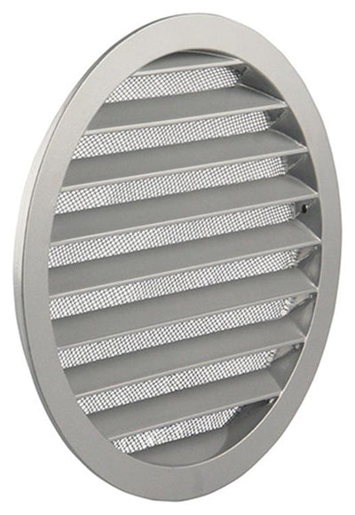 Renson 1006270 – runder Grill Einbau 434 R Alural 9006 ø 200 | 5 Stück