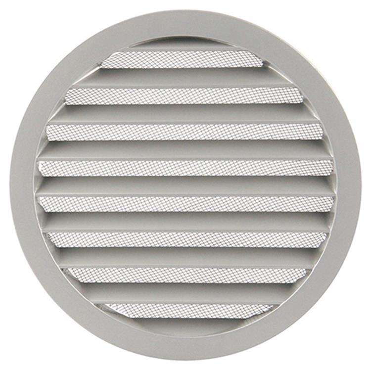 Renson 1006270 – runder Grill Einbau 434 R Alural 9006 ø 200 | 5 Stück