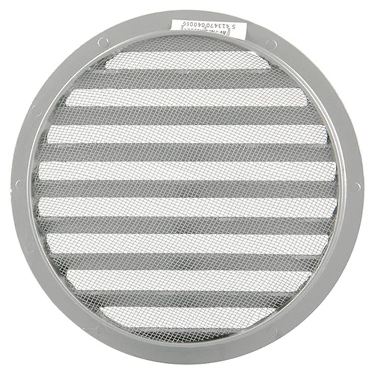 Renson 1006270 – runder Grill Einbau 434 R Alural 9006 ø 200 | 5 Stück