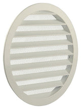 Renson 1006271 – runder Grill Einbau 434 R Alural 9010 ø 200 | 5 Stück - afbeelding 1