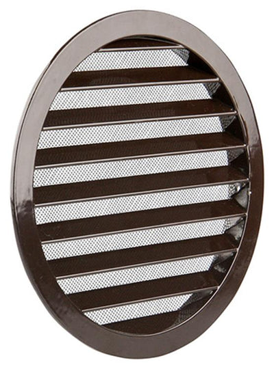 Renson 1006272 – runder Grill Einbau 434 R Alural 8019 ø 200 | 5 Stück