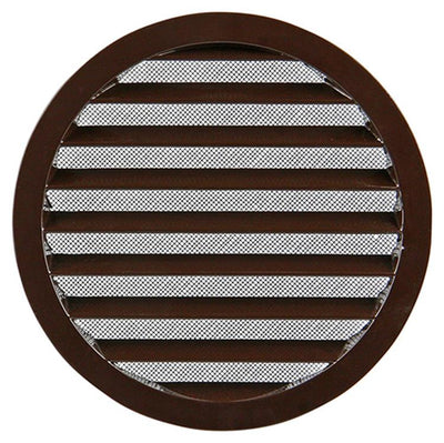 Renson 1006272 – runder Grill Einbau 434 R Alural 8019 ø 200 | 5 Stück