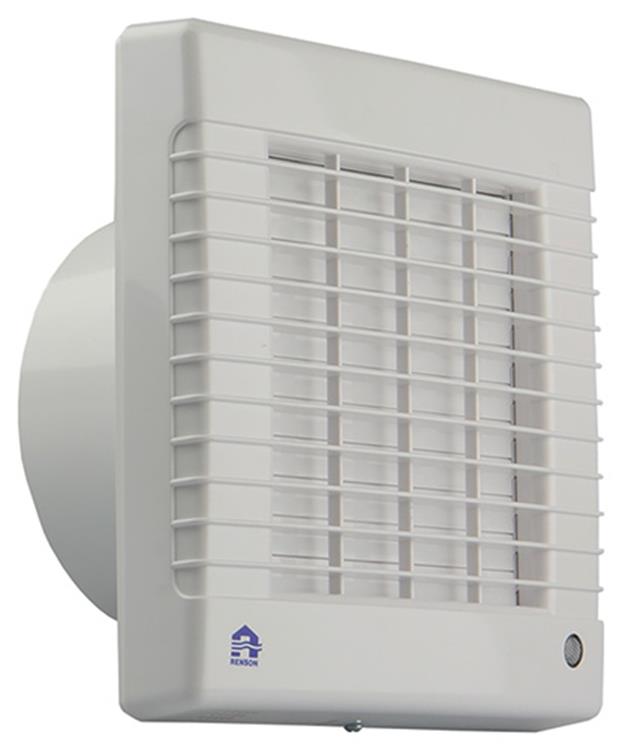 Renson 1006451 – abschließbarer Ventilator mit Timer 7221t weiß ø 100 | 2 Stk