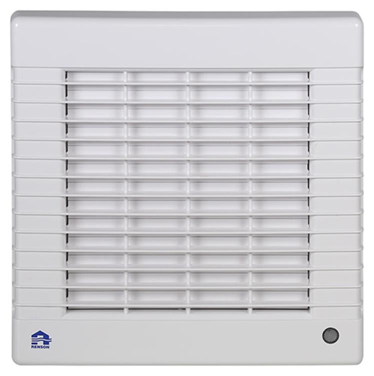 Renson 1006453 – abschließbarer Ventilator mit Timer 7223t weiß ø 150 | 2 Stk