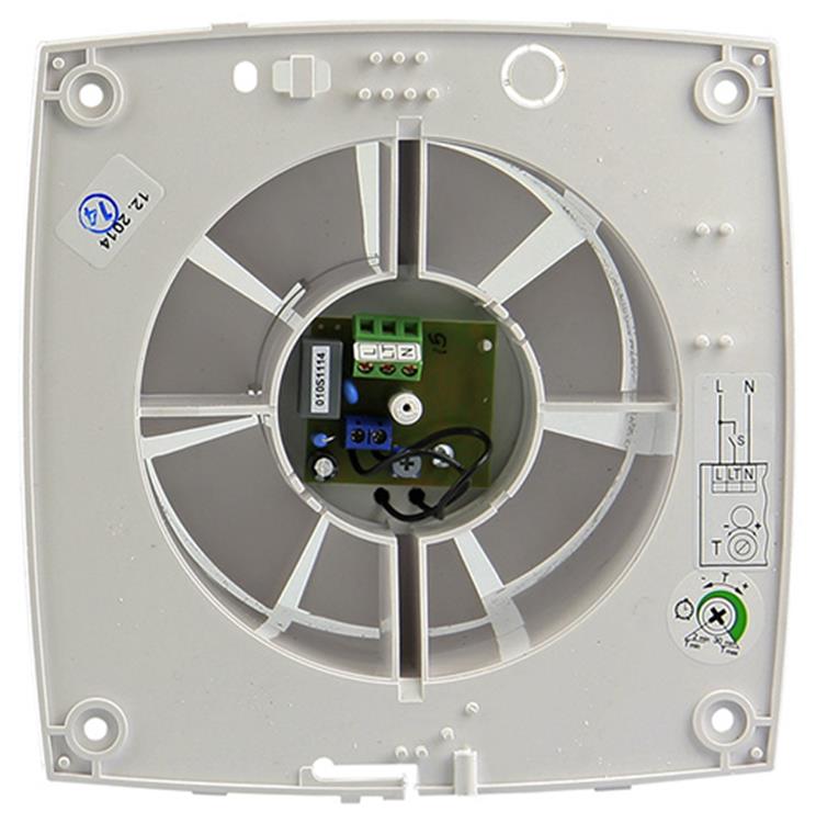 Renson 1006474 – Greenwave-Ventilator mit Timer9201t weiß ø 100 | 1 Stk