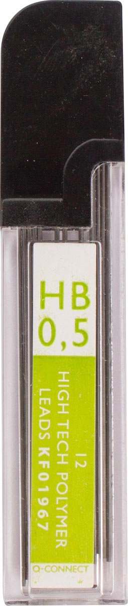 Q-Connect Bleistiftminen 0,5 mm HB, Karton mit 12 Stück, Karton mit 12x 12 Stück