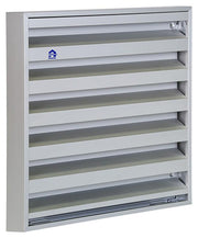 Renson 1013929 - Aufputz-Wandgitter Alu Natur 431 225x225mm | 2 Stk - afbeelding 1