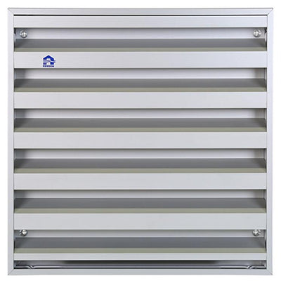 Renson 1013929 - Aufputz-Wandgitter Alu Natur 431 225x225mm | 2 Stk