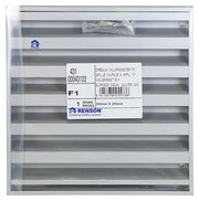 Renson 1013929 - Aufputz-Wandgitter Alu Natur 431 225x225mm | 2 Stk - afbeelding 4