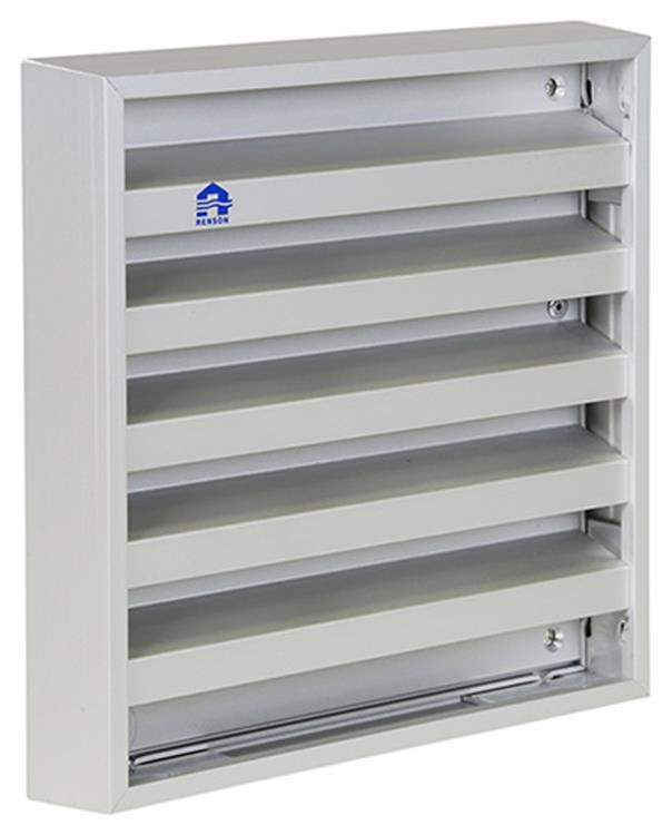 Renson 1013925 - Aufputz-Wandgitter Alu Natur 431 165x165mm | 2 Stk