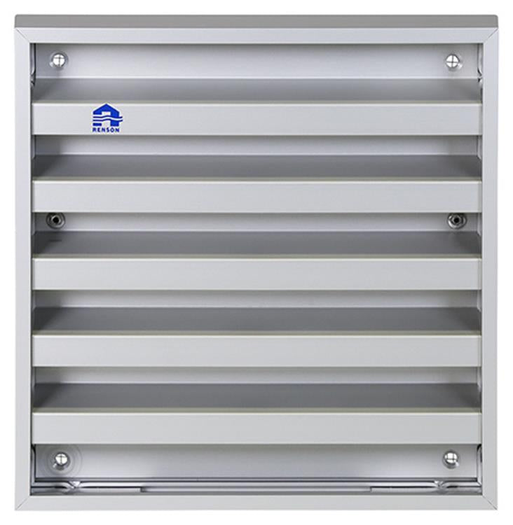 Renson 1013925 - Aufputz-Wandgitter Alu Natur 431 165x165mm | 2 Stk
