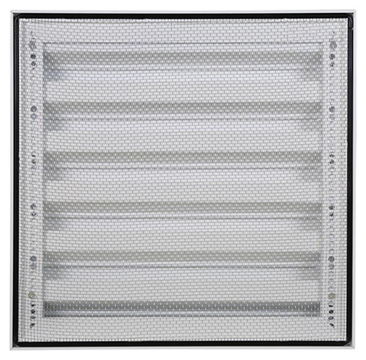 Renson 1014554 - Aufputz-Wandgitter Alu weiß 431 225x225mm | 2 Stk