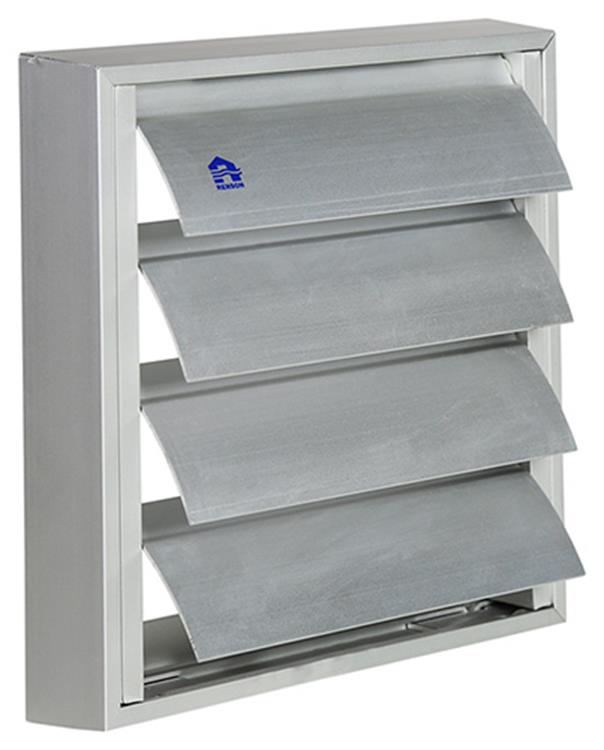 Renson 1013526 - Lamellengitter Alu Natur 433 173x173mm | 2 Stk