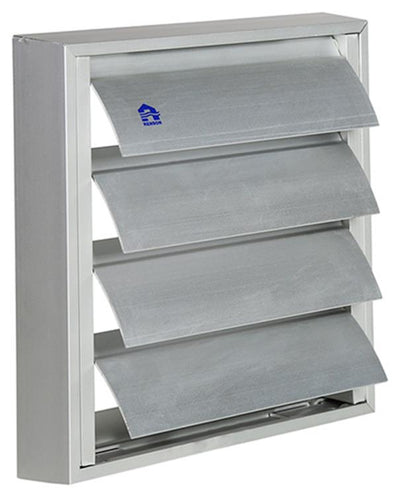 Renson 1013526 - Lamellengitter Alu Natur 433 173x173mm | 2 Stk