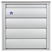 Renson 1013526 - Lamellengitter Alu Natur 433 173x173mm | 2 Stk - afbeelding 2