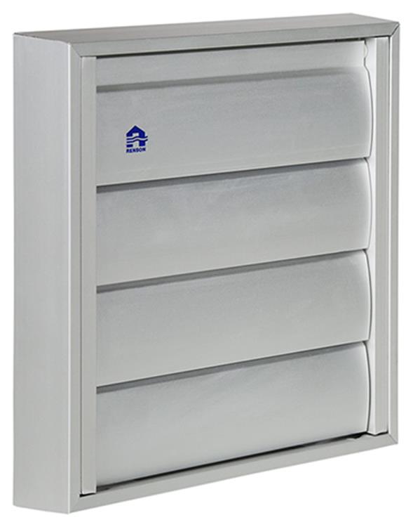 Renson 1013526 - Lamellengitter Alu Natur 433 173x173mm | 2 Stk