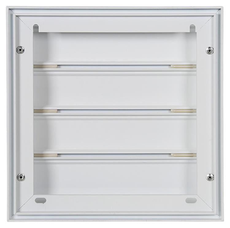Renson 1013878 - Lamellengitter Aluminium weiß 433 173x173mm | 2 Stk