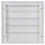 Renson 1013879 - Lamellengitter Aluminium weiß 433 210x210mm | 2 Stk - afbeelding 4