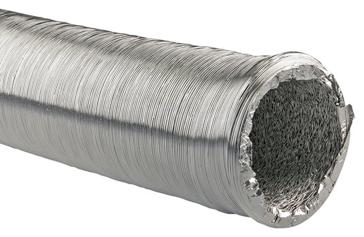Renson 1048753 – weicher, flexibler Aluminium-Luftkanal Aludec 245 Durchmesser 125 | 2 Stk