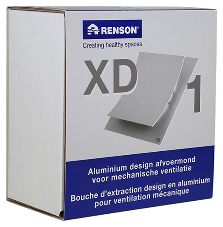 Renson 1006756 - Gitter xd1 matt 9006 152x152mm | 1 Stk