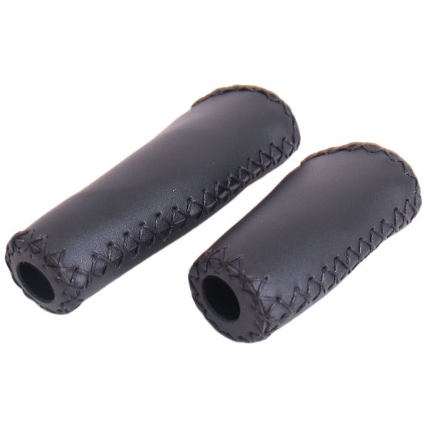 Der Edge Ledergriff - Ergonomisches Ledergriff Set - 135 mm 92 mm - schwarz