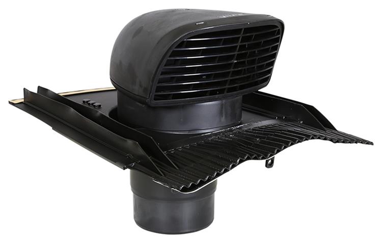 Renson 1048751 – Dachtür-Frontdesign (schwarz) | 1 Stk