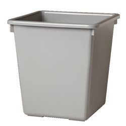 Papierkorb Vepa-Behälter quadratisch konisch 36 cm hoch grau
