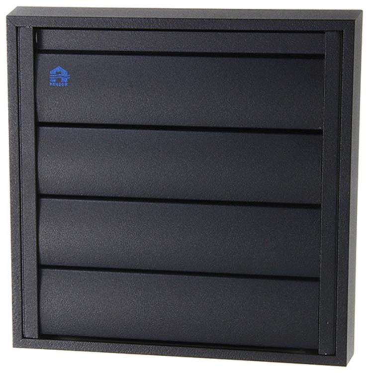 Renson 1057984 – Dunstabzugshaubengitter 433 (173 x 173) RAL 9005 schwarz | 2 Stk