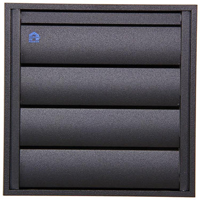 Renson 1057984 – Dunstabzugshaubengitter 433 (173 x 173) RAL 9005 schwarz | 2 Stk