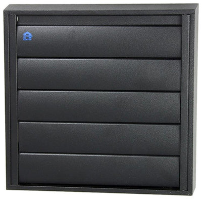 Renson 1057985 – Dunstabzugshaubengitter 433 (210 x 210) RAL 9005 schwarz | 2 Stk