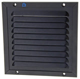 Renson 1057986 – Aufputz-Lamellenrahmen Mesh 437 (150 x 150) RAL 9005 schwarz | 2 Stk - afbeelding 1