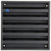 Renson 1057988 – Aufputz-Wandgitter mit Netz 431 (165 x 165) RAL 9005 schwarz | 2 Stk